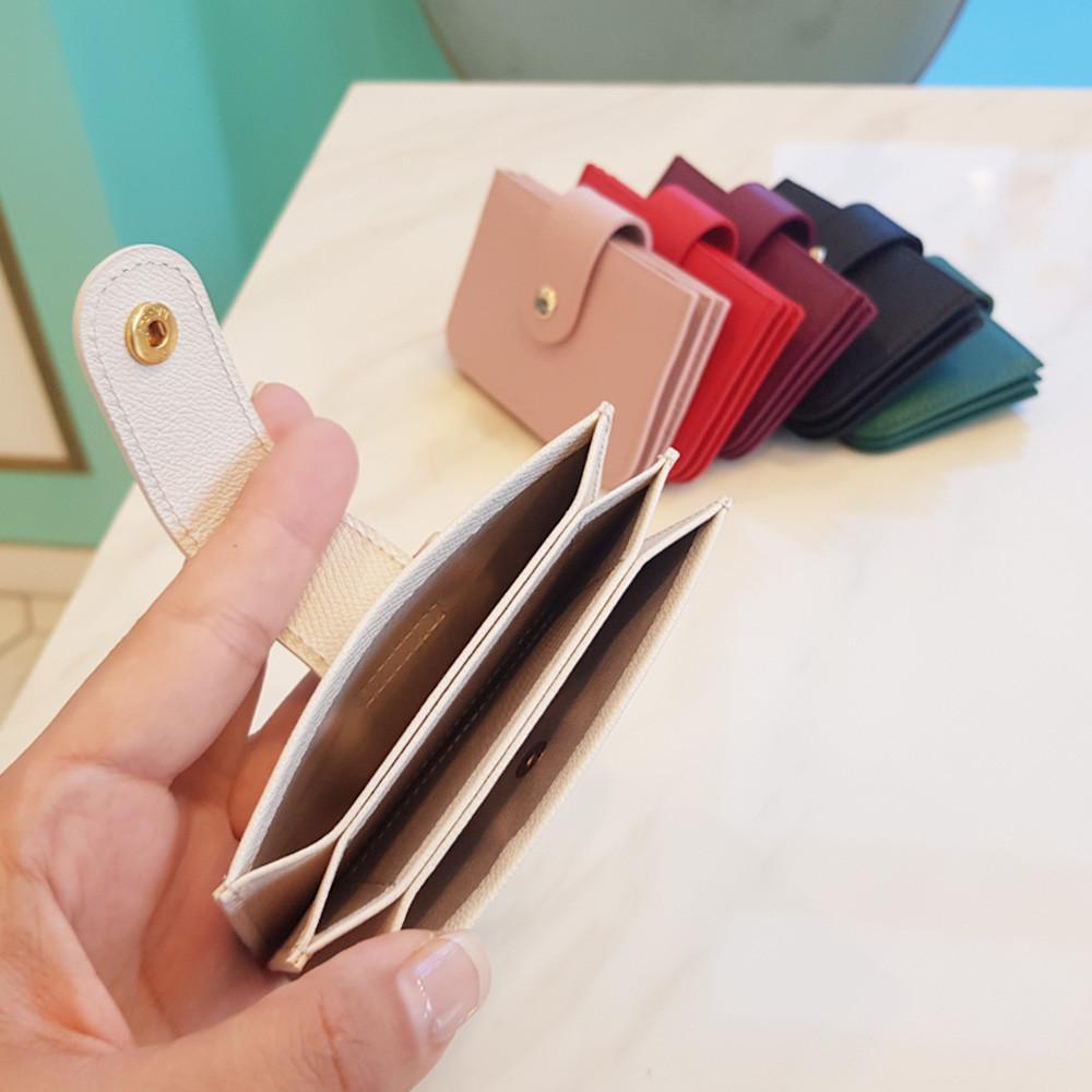 무료각인 앱송 소가죽 미니 여자 카드 명함 지갑 10 20대 학생 교통카드 아코디언지갑