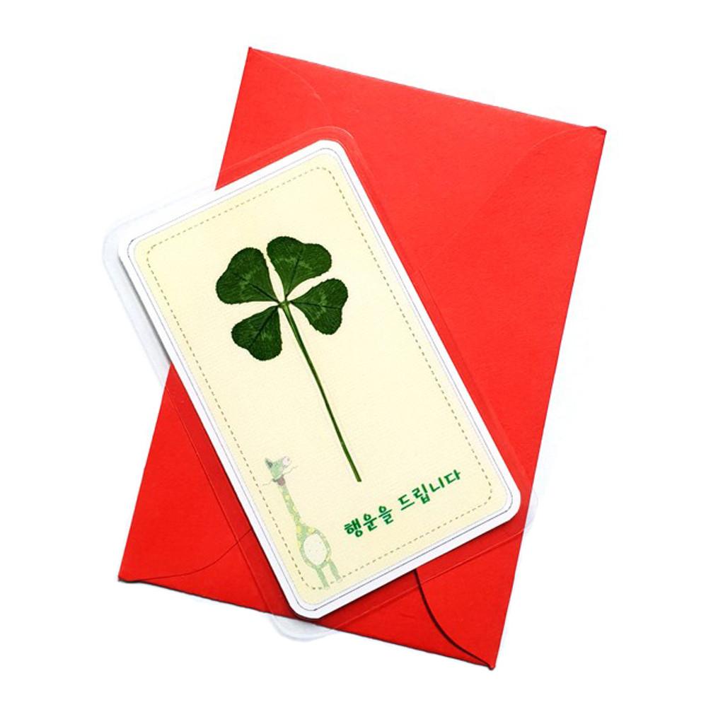 네잎클로버코팅카드(FLC 14-27)