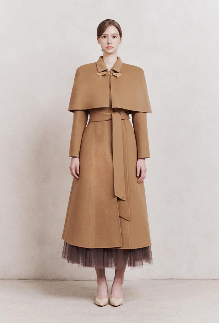 Maylin Cape Coat (Camel)