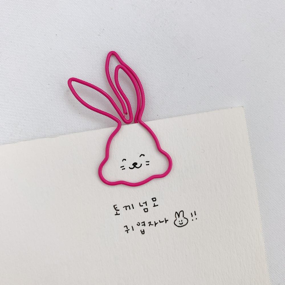 토끼 모양 클립