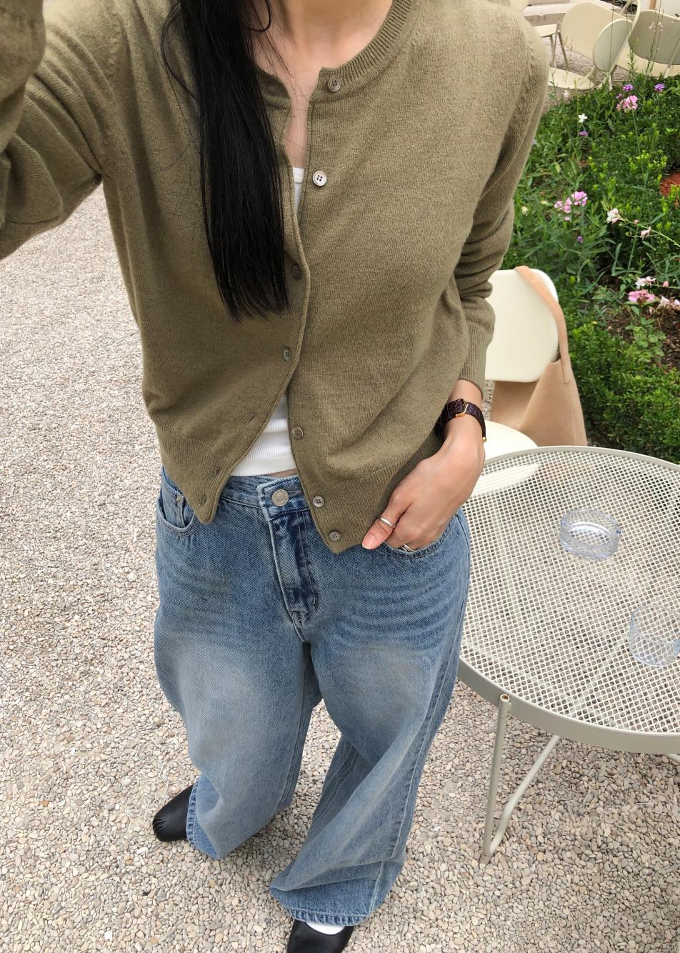 르모어 [9th] 캐시미어 라운드 가디건 (4 Colors)