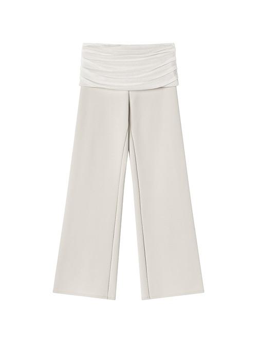 [CLaddA] shadow pants, ivory
