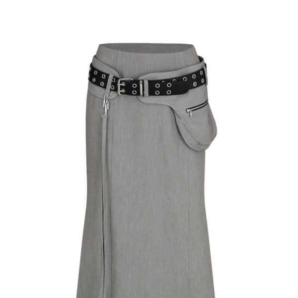 Cargo Belt Long Skirt