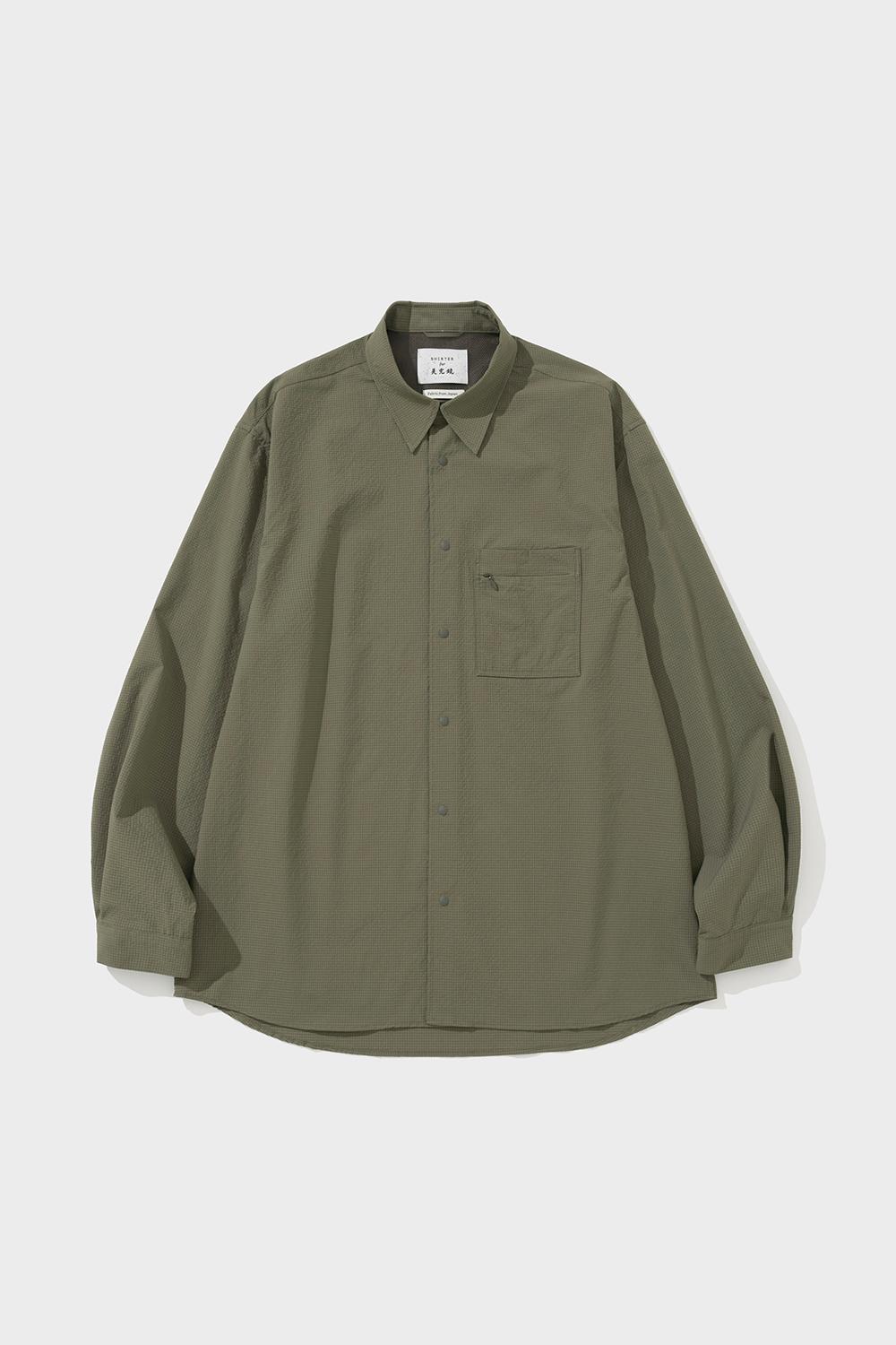 GLASSES POCKET SHIRT (KHAKI) [SHIRTER for 미완경(美完鏡)]