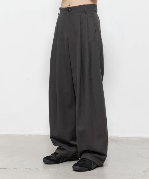 비긴202(BEGIN202)  워시드 코튼 도비 팬츠 [워시드 브라운] - 사이즈 & 후기 | 무신사