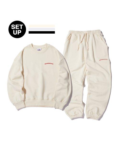 네버 이너프 스웻 세트(네버 이너프 맨투맨 + 네버 이너프 조거팬츠)