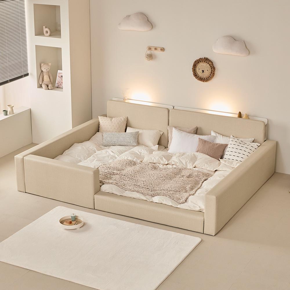 [리뉴얼 기념 프로모션] 도담 뉴 저상형 패밀리침대 가족침대