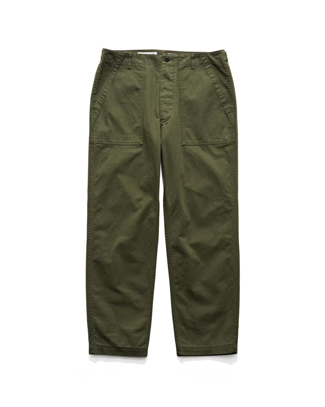 FATIGUE PANTS / OLIVE BACK SATIN