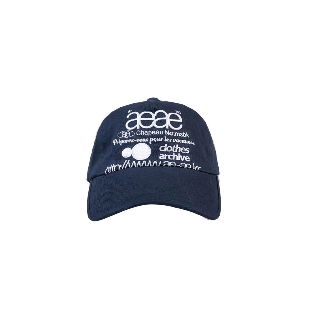 Web Logo 5pannel Cap [Navy]