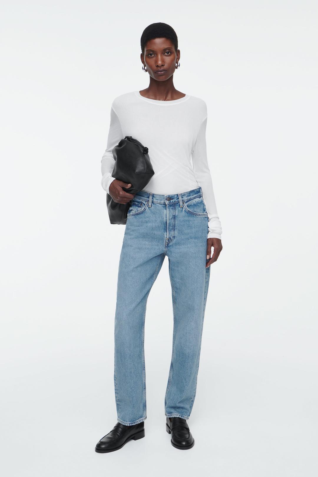JEAN DROIT SHIFT - BLEU DÉLAVÉ | COS
