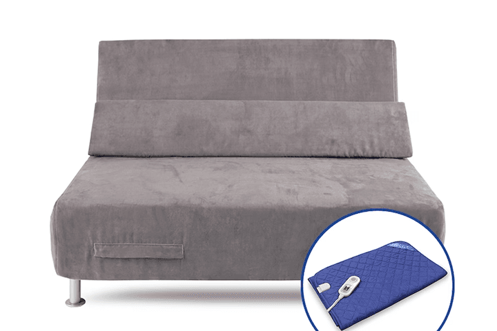 소파베드1인용 극세사 접이식쇼파베드 온열매트포함 CBK-009