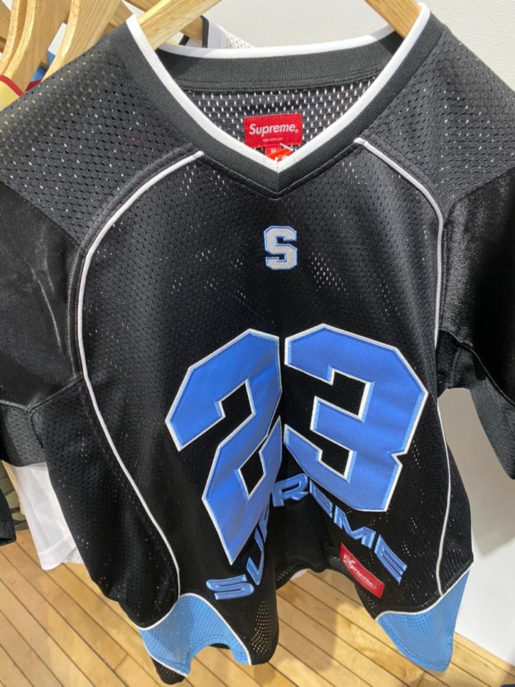 슈프림 퍼펙트 시즌 풋볼 져지 블랙 Supreme Perfect Season Football Jersey SS23