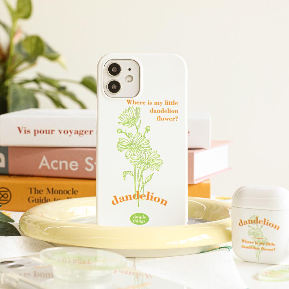 ［hard case］drawing flower_dandelion