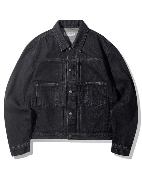 플렉서블(FLXBL)  DENIM TRUCKER JACKET BLACK WASHED - 사이즈 & 후기 | 무신사