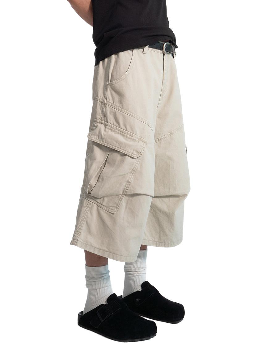 rusk cargo bermuda pants (3c)