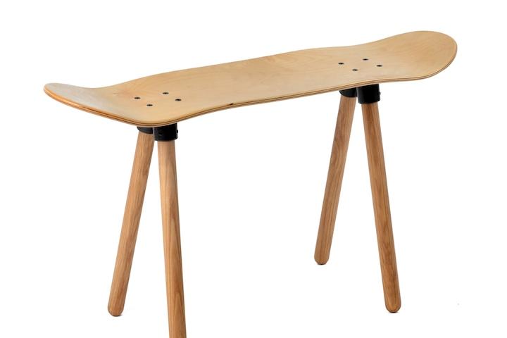 SK8STOOL natural maple - 스케이트보드 스툴