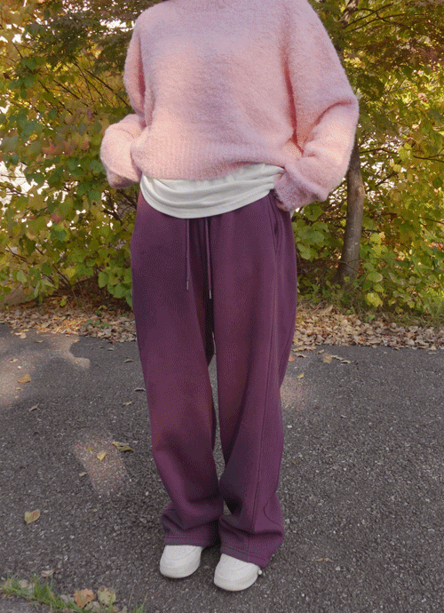 기모루즈핏스트링팬츠