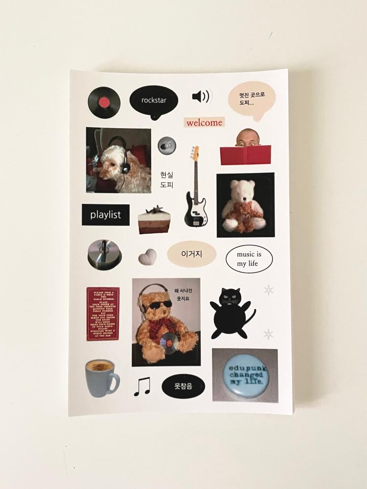 winter sticker 2종