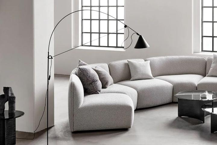 미드가르드 AYNO L Floor Lamp 아이노 플로어 램프 스탠드 조명 / 블랙 그레이