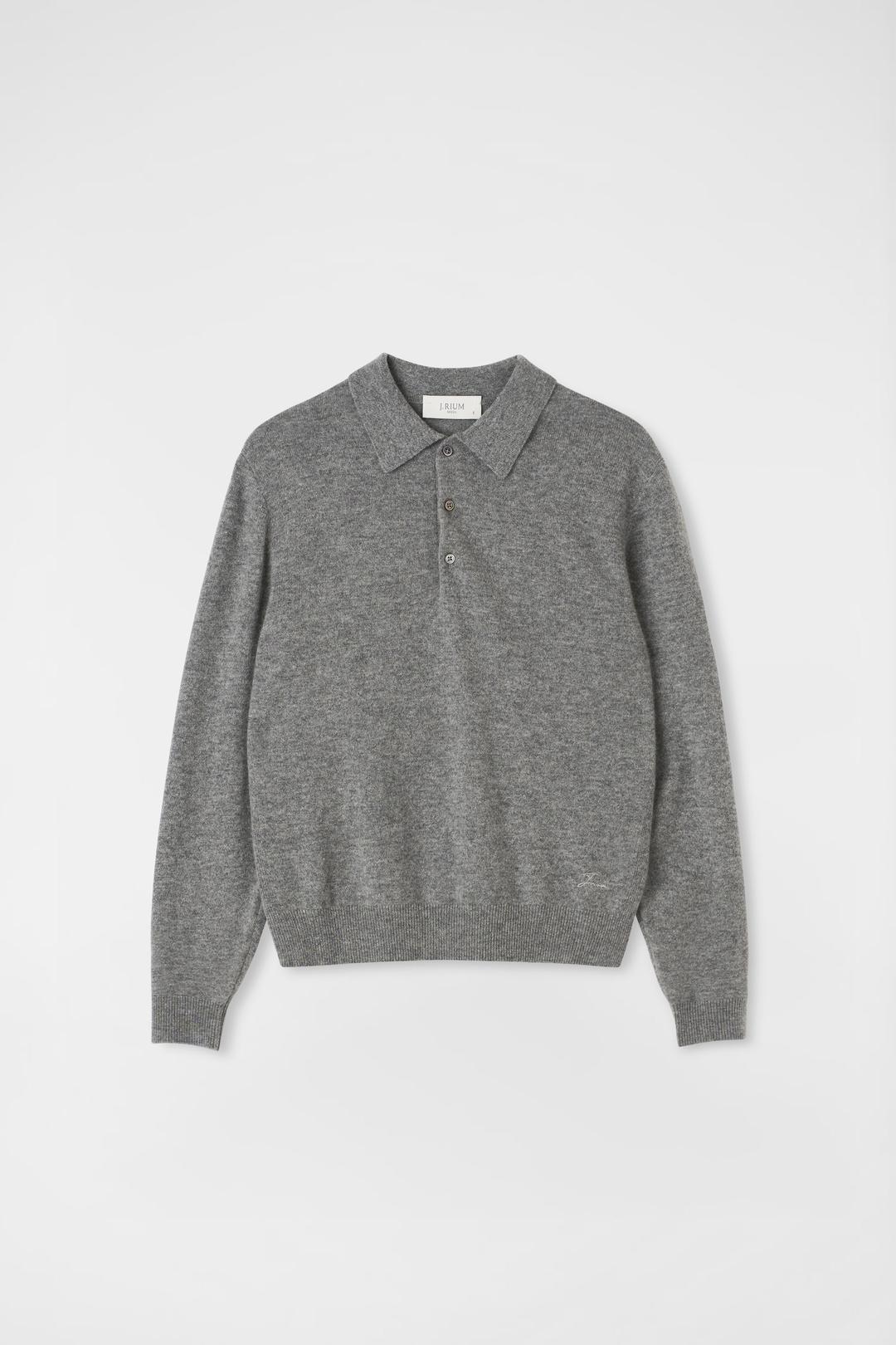 [우먼] 캐시미어 에센셜 폴로넥 그레이