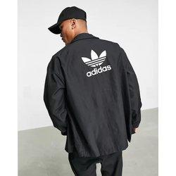 [남여공용] 아디컬러 코치 자켓 H09129 아디다스오리지널 남성 여성 사계절용 바람막이 우븐 자켓 트레포일 점퍼 오버사이즈 루즈핏