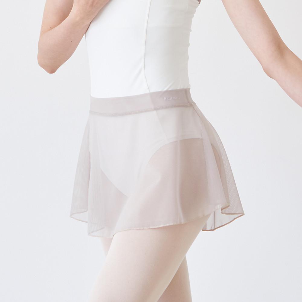 [발레데이즈] 국내제작 성인발레복 발레스커트 풀온망사스커트 베이지