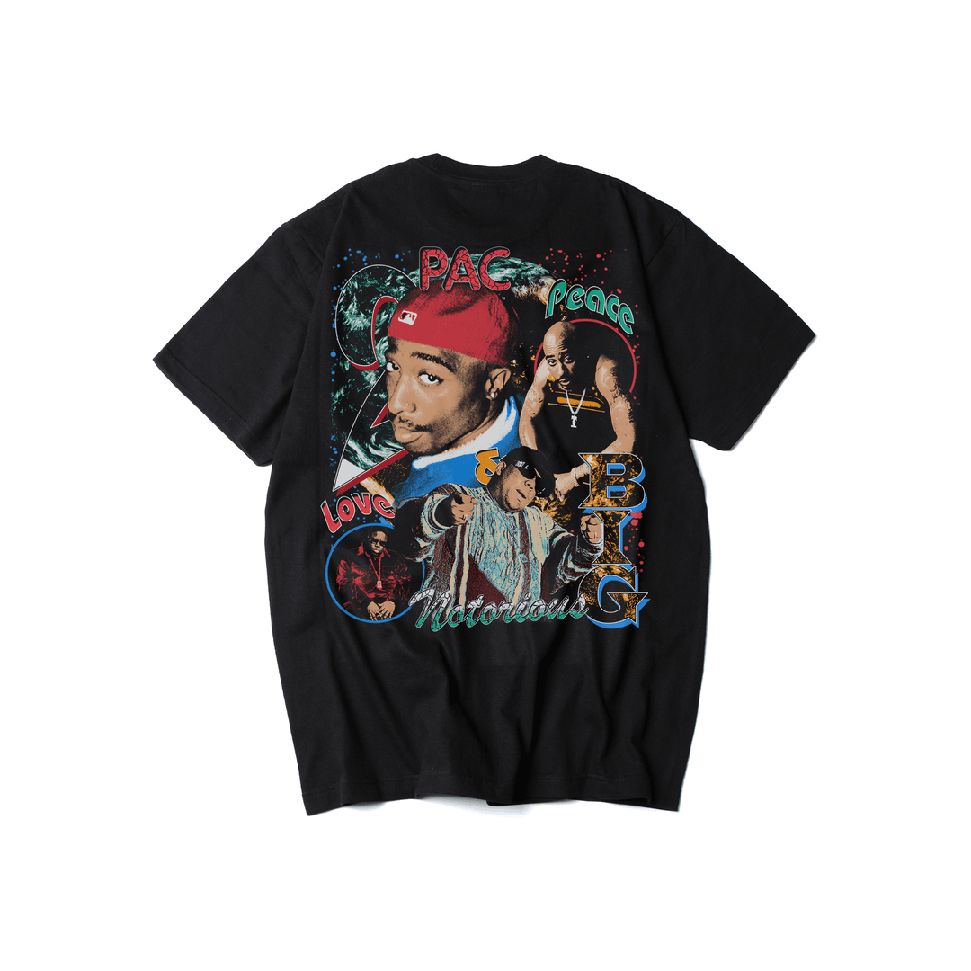 Tupac & B.I.G Wolrd Peace Tee - M