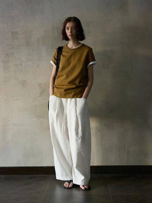 Bahru 린넨 밴딩 팬츠