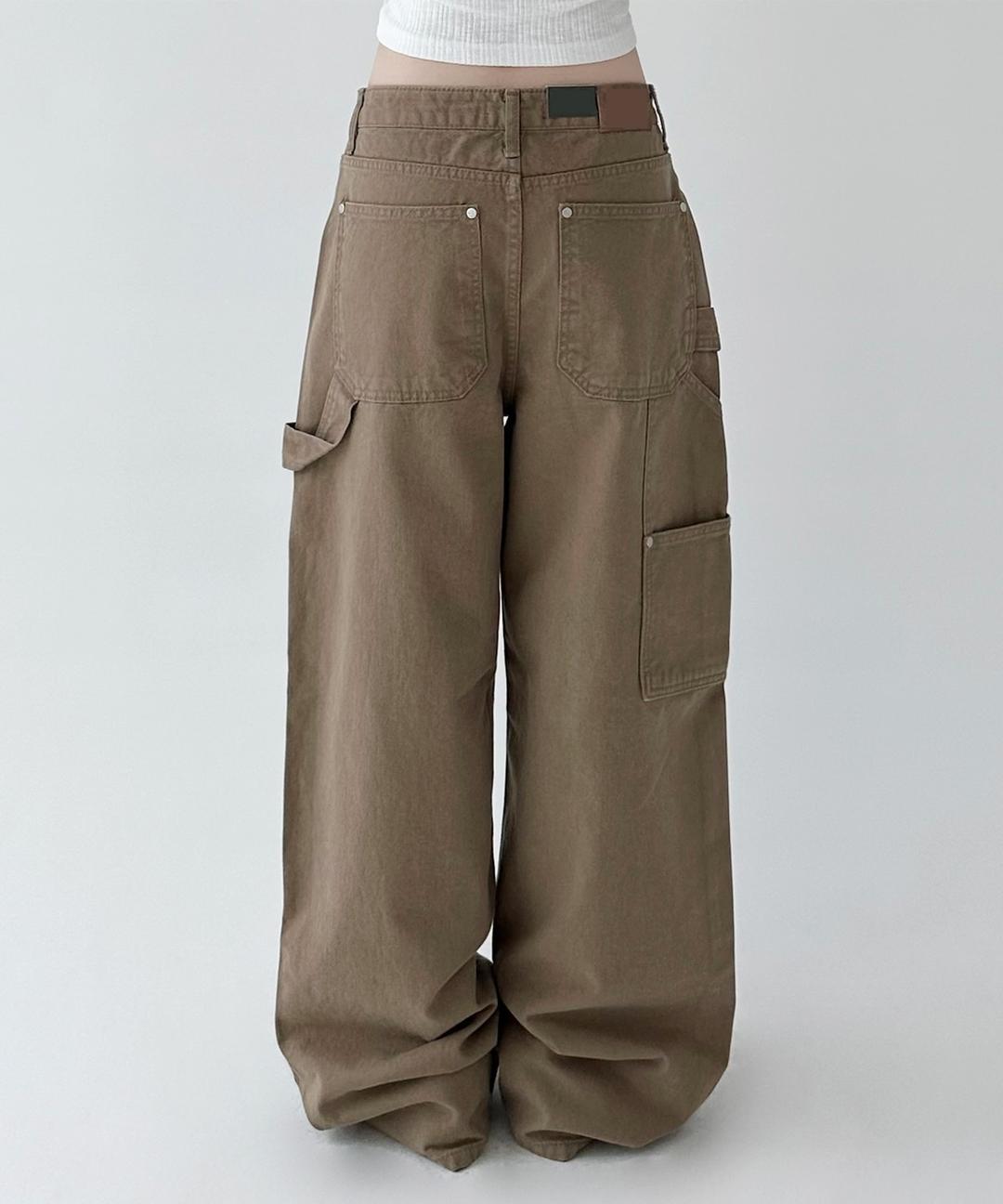 카펜더 리벳 와이드 코튼 팬츠