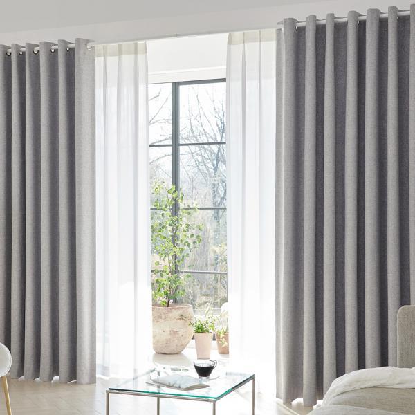 빛차단 아일렛 암막 커튼2P