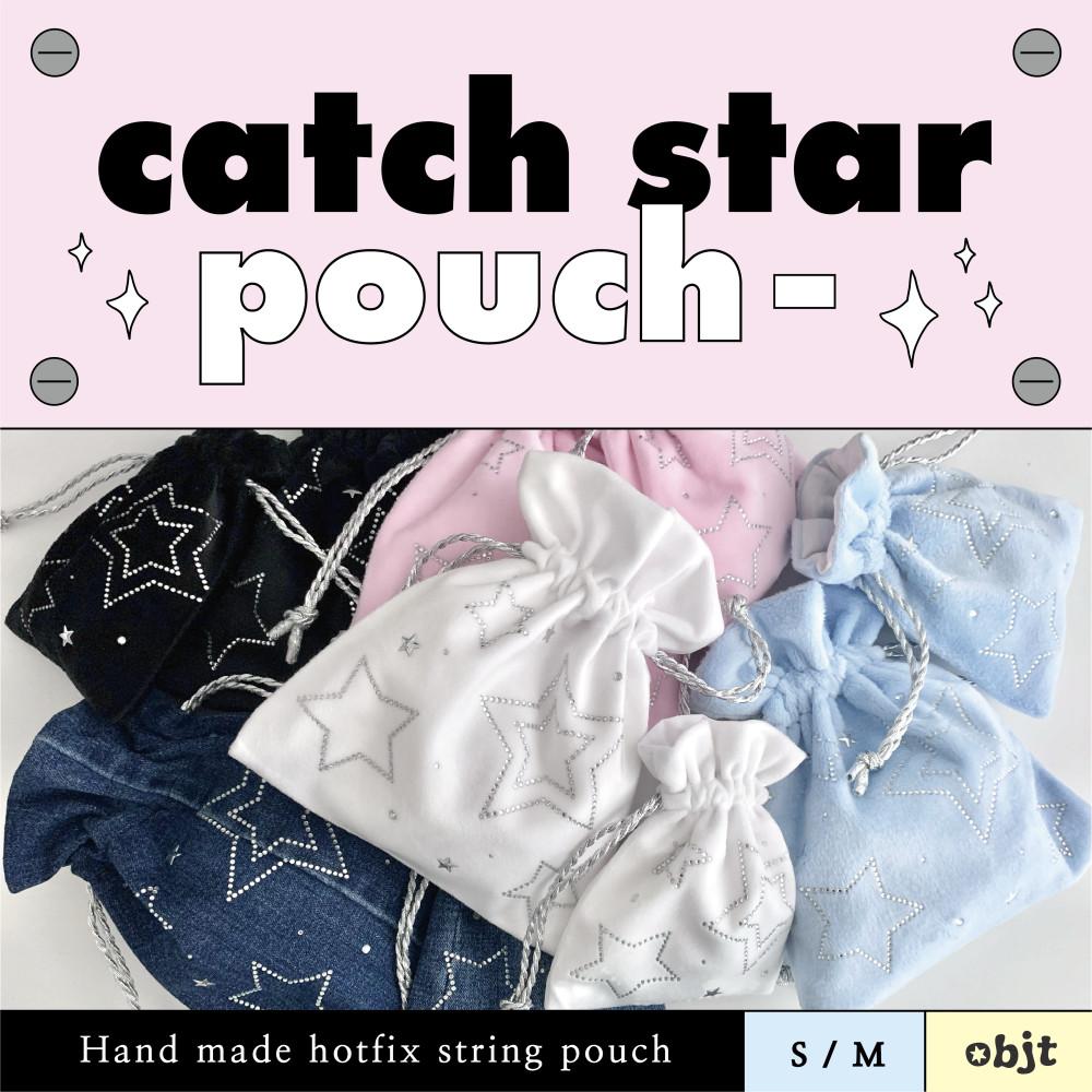 [선주문 10%할인] Catch star pouch -☆ / 캐치스타 파우치 S/ M