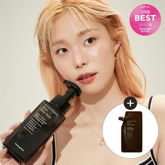 [한정기획] 힐링버드 울트라 프로틴 퍼스트 헤어팩 330ml+리필 200ml 증정 기획