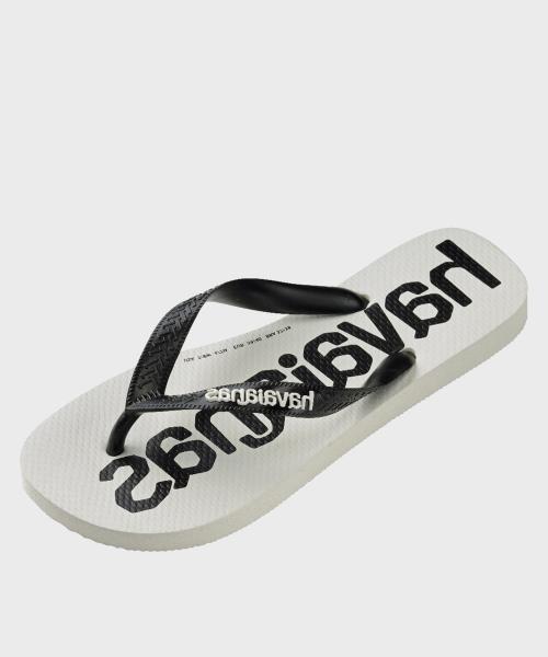 탑 로고 마니아2 플립플랍 WHITE