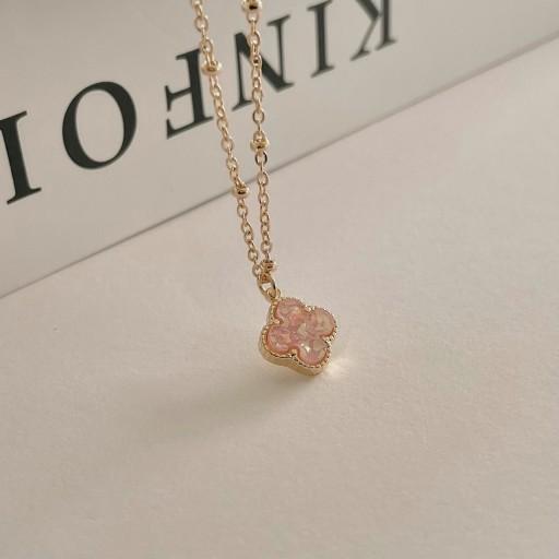 인기폭팔🍀올 써지컬스틸 클로버 자개 체인 목걸이🍀