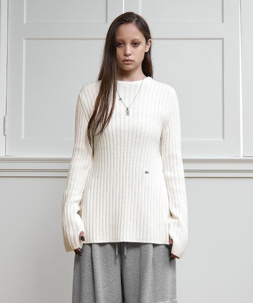 Backless Knit Pullover [ Ivory ]