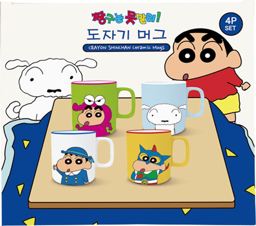 짱구는못말려 도자기머그4P