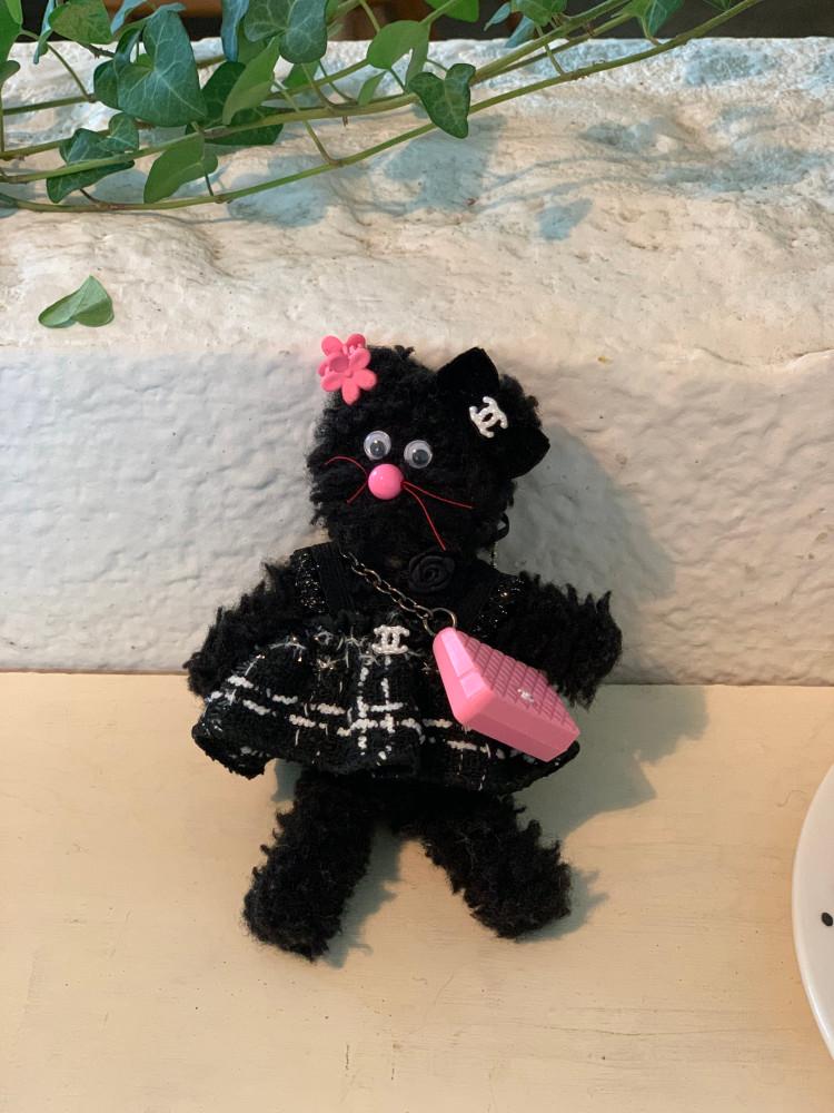 [프리미엄] 겨울 트위드 모남희 키링 그로밋 키링 옷 소품