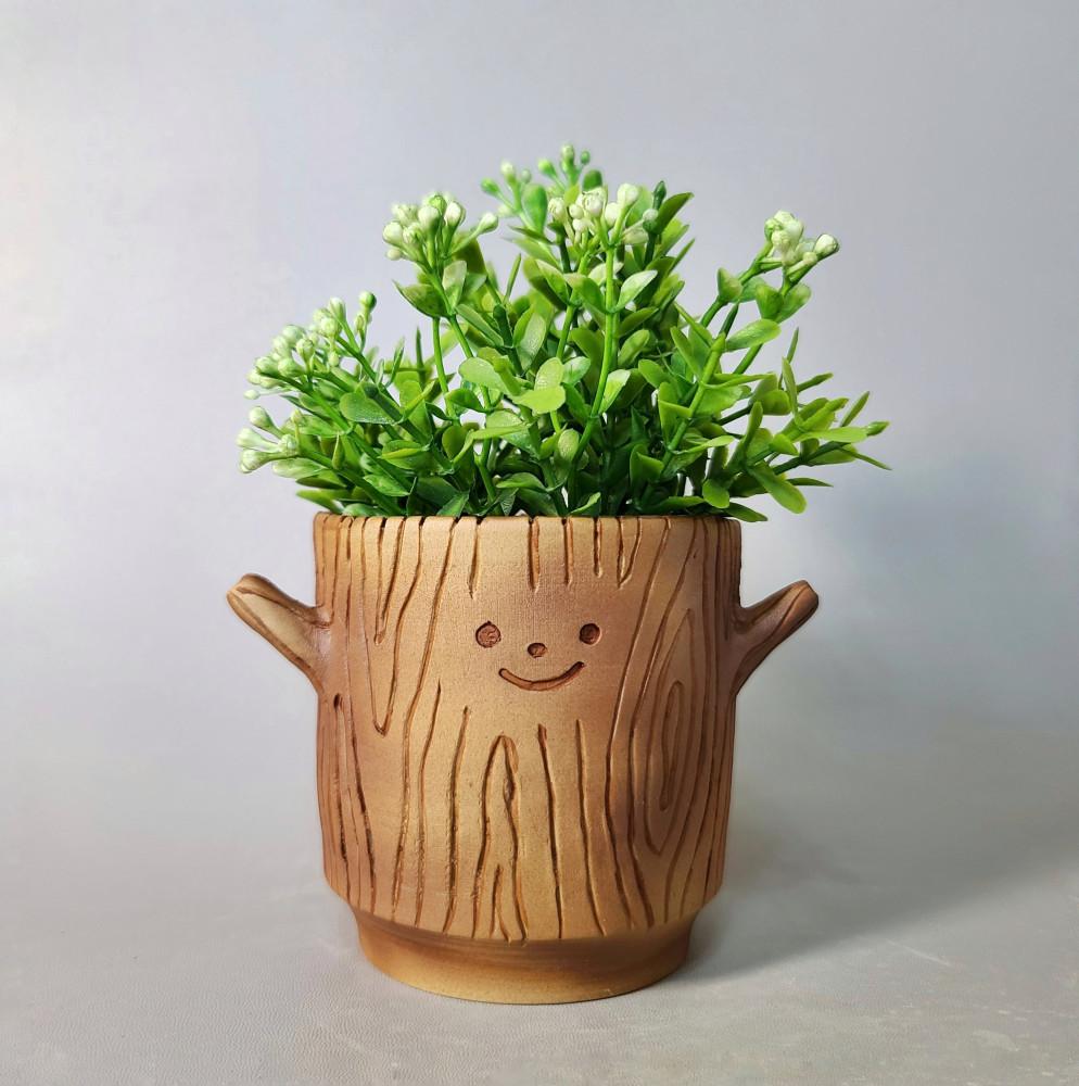 플로웬 나무팟 국산 수제 고화도 토분 화분