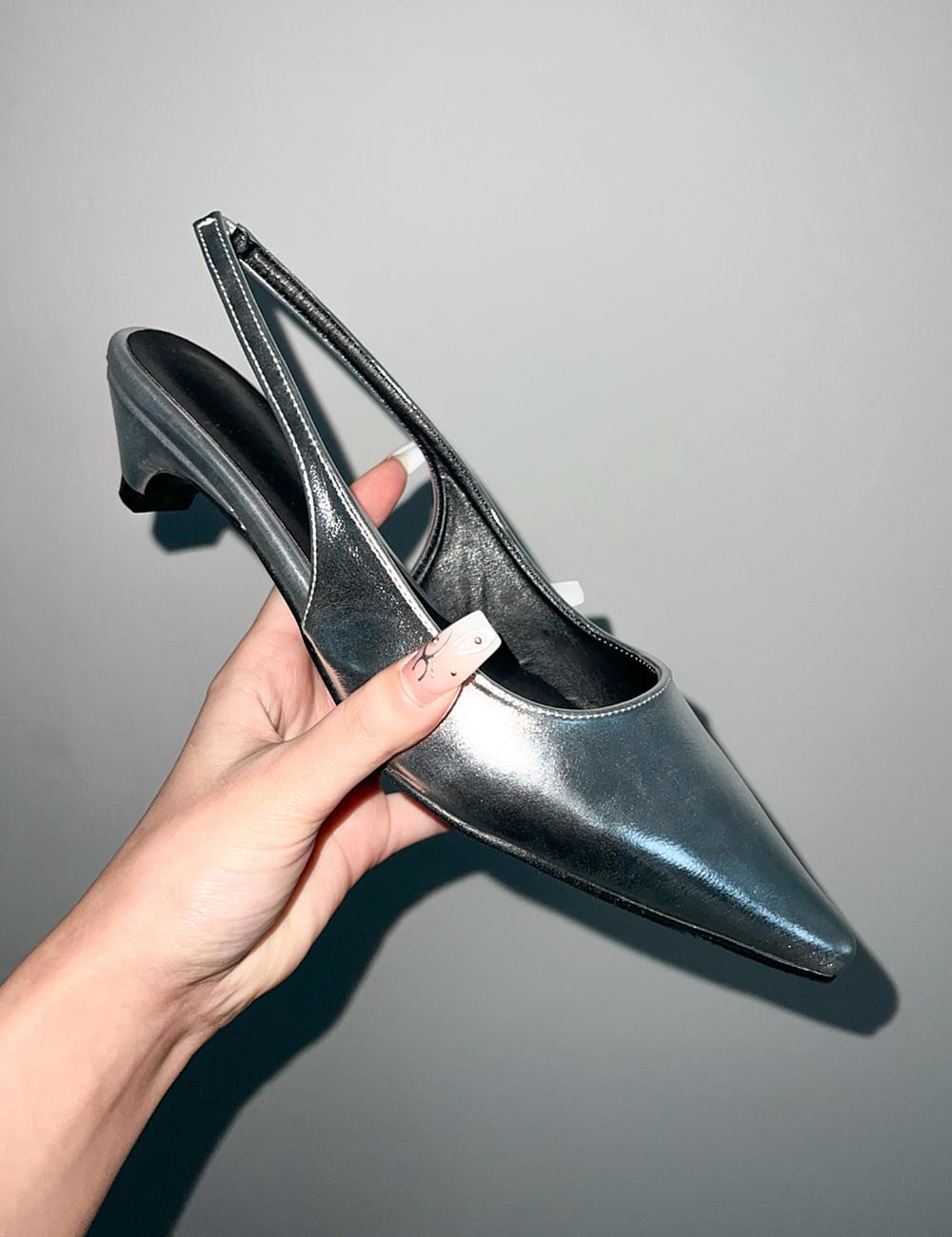 SIMPLE STILETTO SLINGBACK / 심플 스틸레토 슬링백