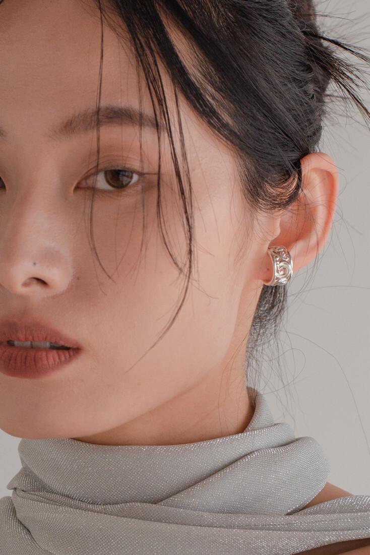 Vine earcuff_bold(Heart E set)