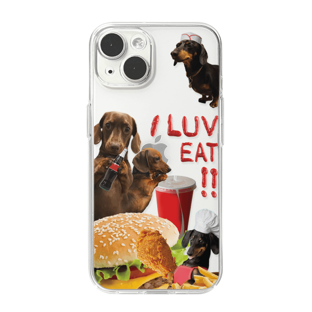 풀커버 클리어케이스 버거멍