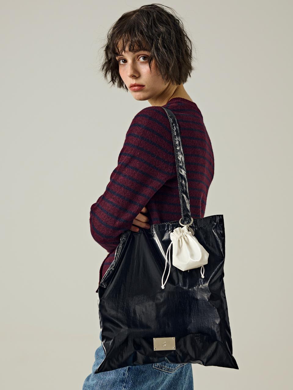 샐러드볼즈 SYMBOL GLOSSY ECO BAG [BLACK]