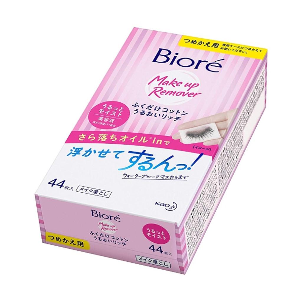 비오레 클렌징 티슈,시트 44매입,깔끔한 리필용,일본