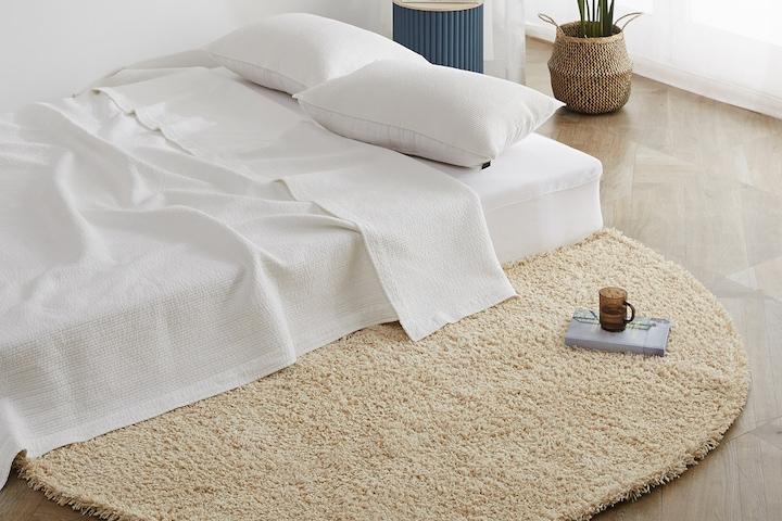 포근한 투톤 반달 믹스매치 카페트 3colors 3size