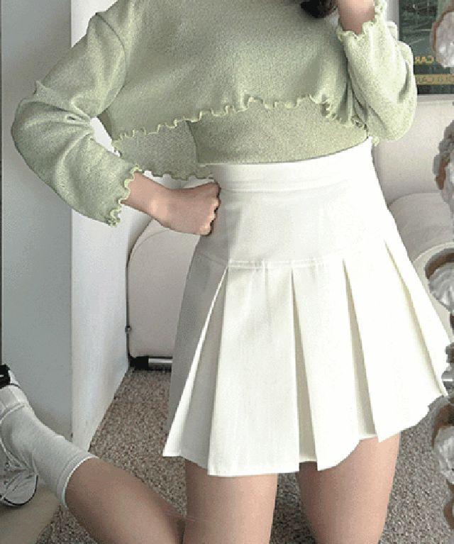 [BEST속바지o/잘록핏보장!/인생치마] 하이틴 플리츠 테니스 미니스커트 치마 데일리치마 러블리 데이트룩 3color  키작녀