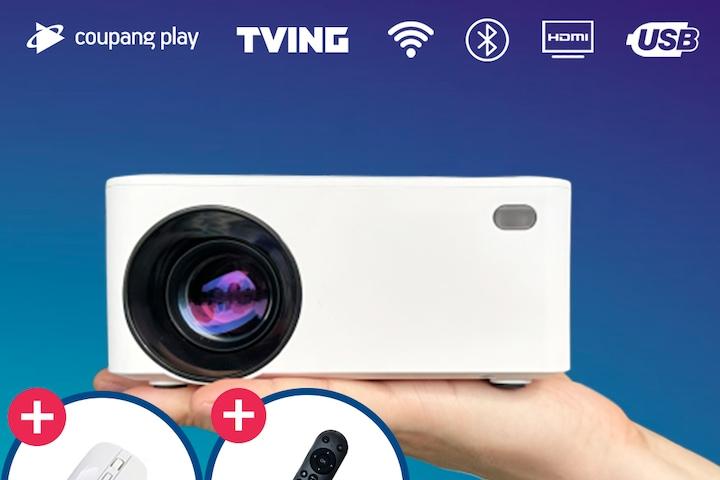 [오늘의딜] 카드5%할인) [해외]국내AS 30초빔프로젝터 미니 OTT 자체앱지원