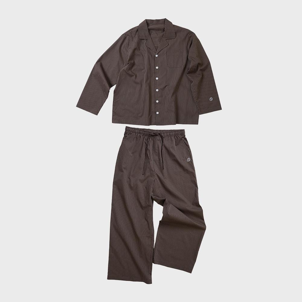 PAJAMA BROWN STRIPE