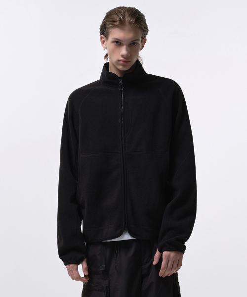 시티 레저 스트럭처드 폴라 플리스 하이넥 재킷 [블랙]