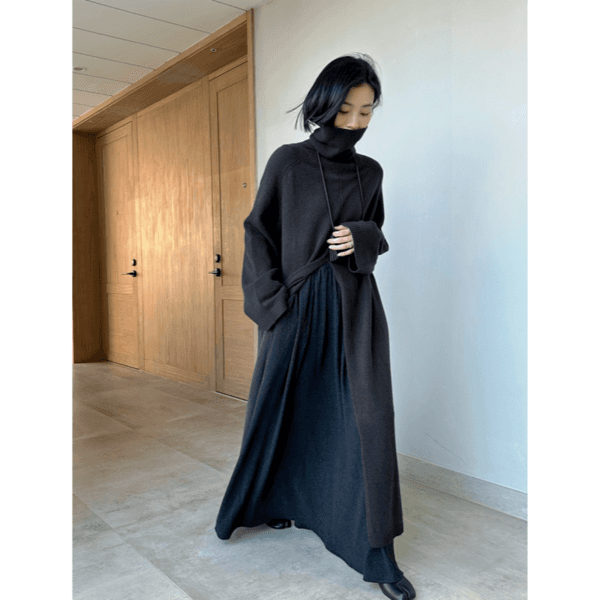 MUALLY natural beauty knitted skirt