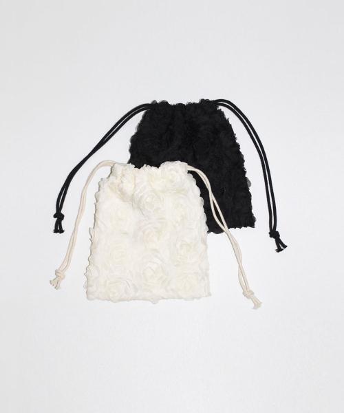 mini bag pouch 로즈 플로럴 미니백 파우치